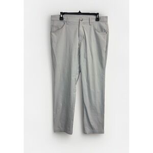 Adidas‎ Golf Adicross Beyond 18 Men's 32X28 Five Pocket Pants Light Gray
